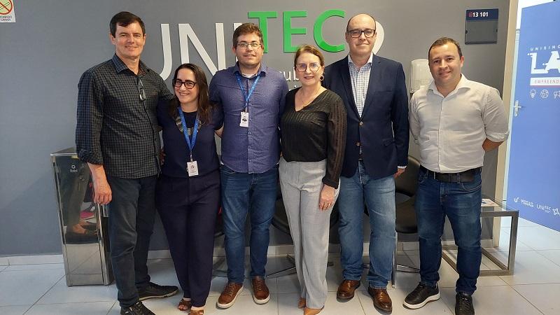 Marco Aurélio Zang, Vanessa Batisti, Micael Behs, Rita Geremia Pavoni, Silvio Bittencourt e Juliano Maciel