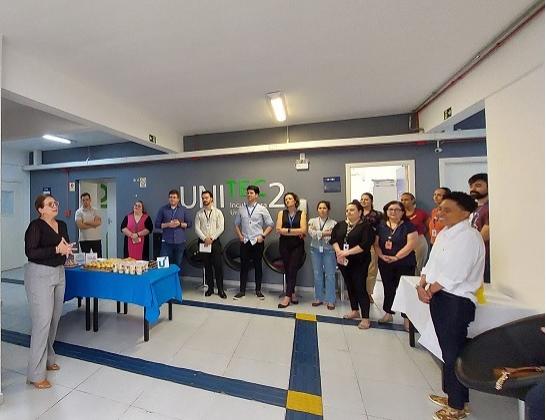 Rita Geremia Pavoni, vice-presidente Jurídica da ACIST-SL destacou a importância dos jovens em atuar junto ao ecossistema da Unisinos